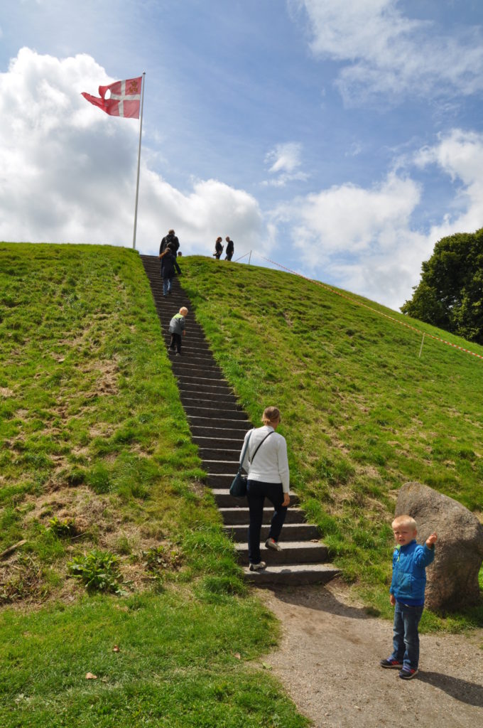Mound at Jelling, Denmark Viking Site