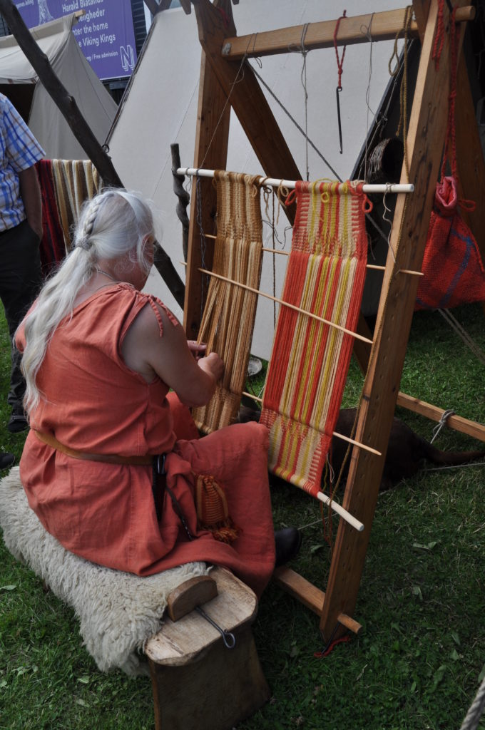 Weaver at the Viking Market in Jelling, Denmark