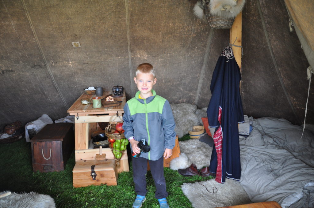 Viking Tent and Campsite in Jelling, Denmark
