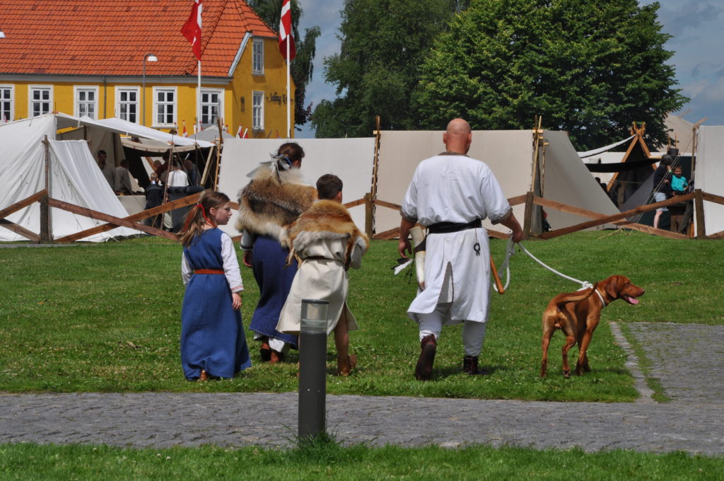 Viking Family at the Viking Market in Jelling, Denmark