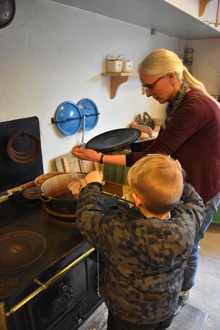 Dying Easter Eggs the Old-Fashioned Way at Gammel Estrup Slot Castle in Denmark