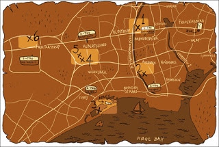 Map to the Forgotten Tree Giants of Copenhagen (Thomas Dambo)