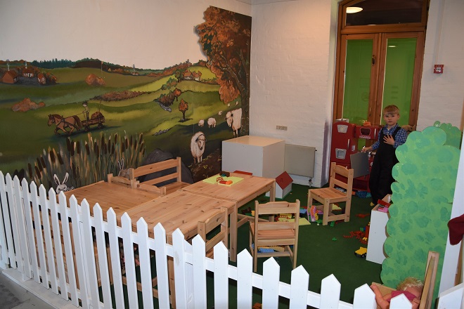 Indoor play area at Det Grønne Museum at Gammel Estrup Denmark