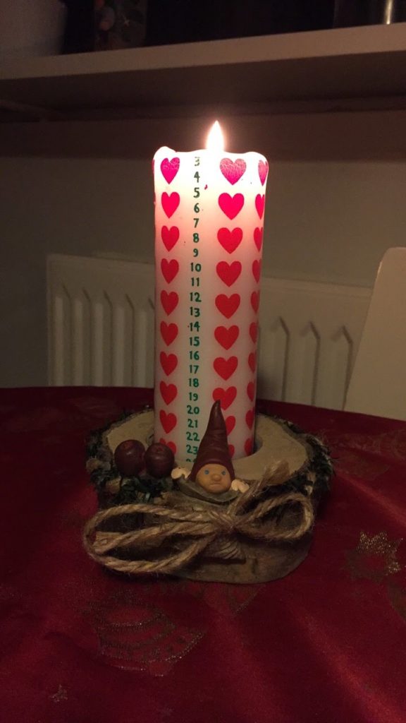 Kalenderlys i Danmark (Advent candle in Denmark)
