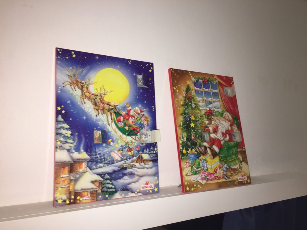 Chocolate Advent Calendars from the Grocery Store in Denmark
