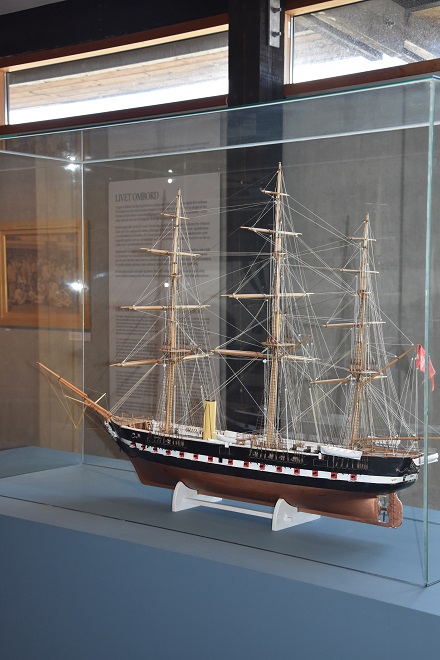 model of fregatten jylland mynewdanishlife
