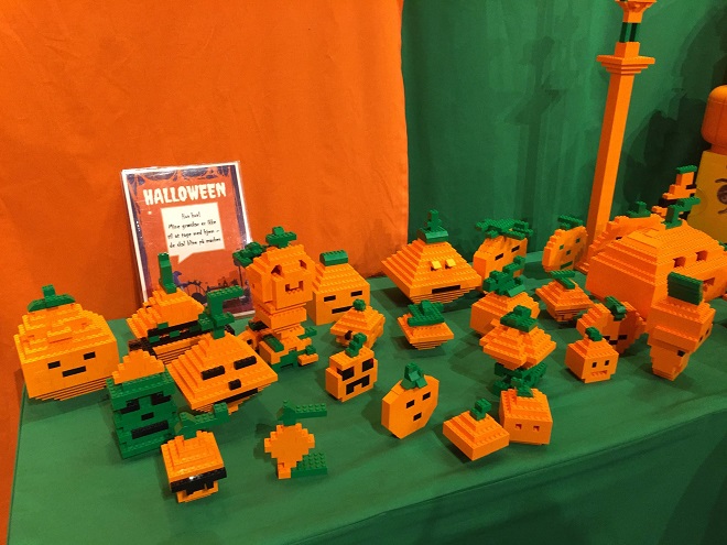 Pumpkin building contest at Legoland Billund Halloween
