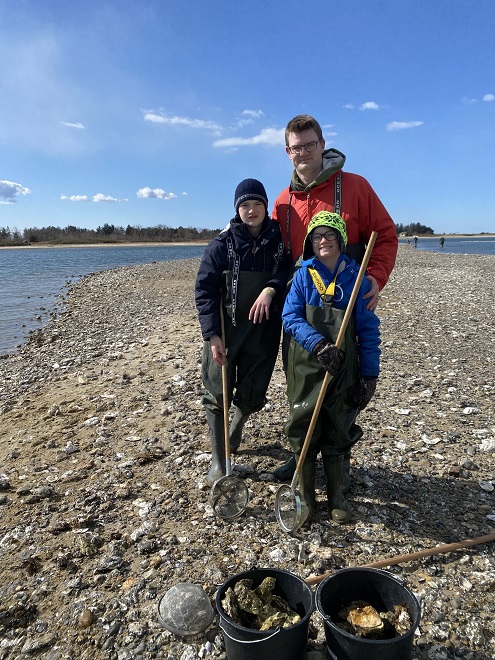 oyster safari at the limfjord in denmark, jyllandsakvariet, family, with kids