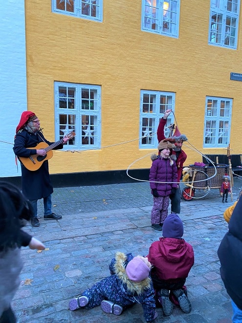 Aalborg Christmas Market Street performance