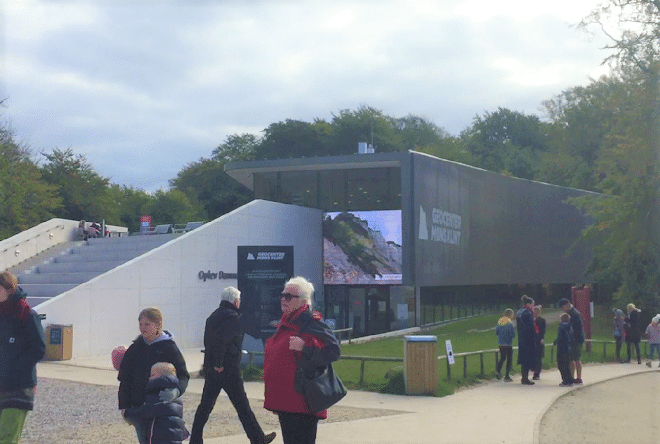 GeoCenter at Møns Klint in Denmark