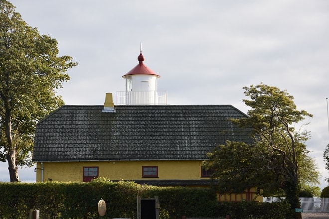 Møns Fyr (Lighthouse) at Møns Klint in Denmark