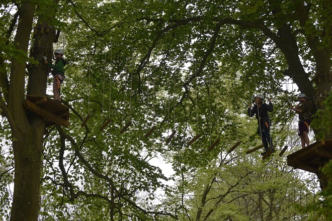 Klatreparken Gavnø Go Fly Go Fly Ropes Course at Gavnø Slot in Denmark